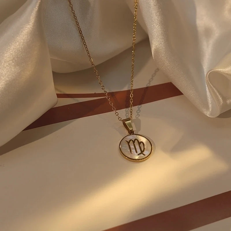 Zodiac Sign Necklaces 18K Gold plated