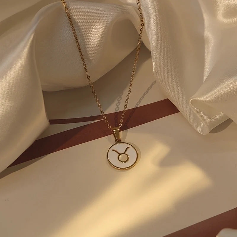 Zodiac Sign Necklaces 18K Gold plated