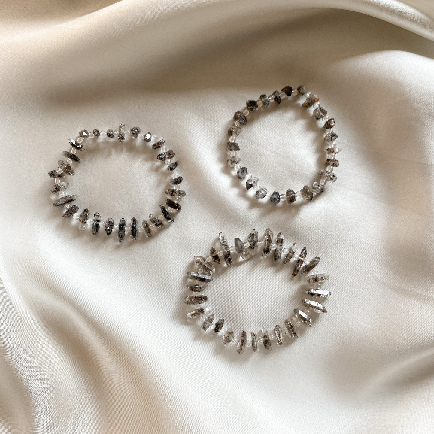 Diamond Aura Herkimer Bracelet