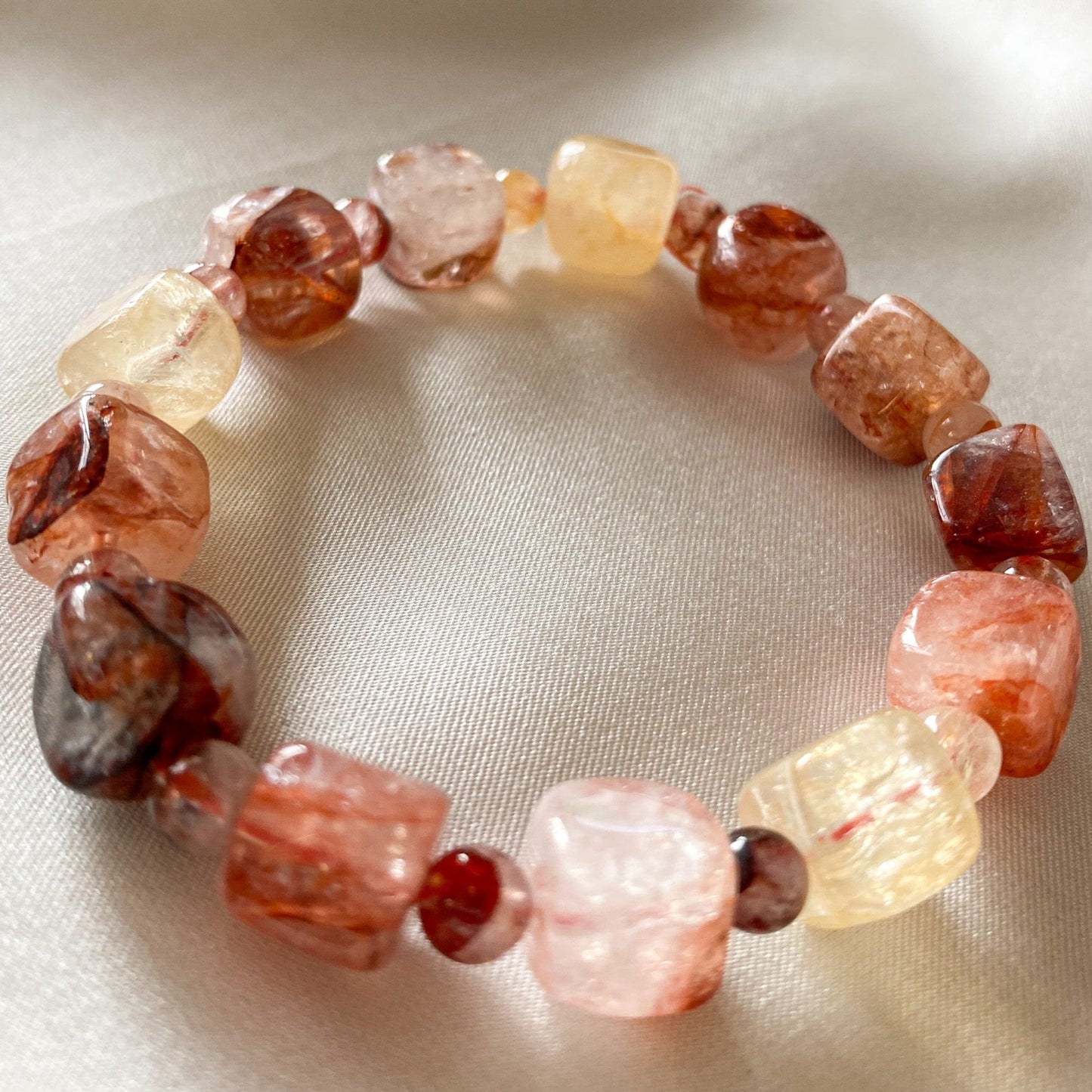 Golden Heal Fire Quarz Bracelet