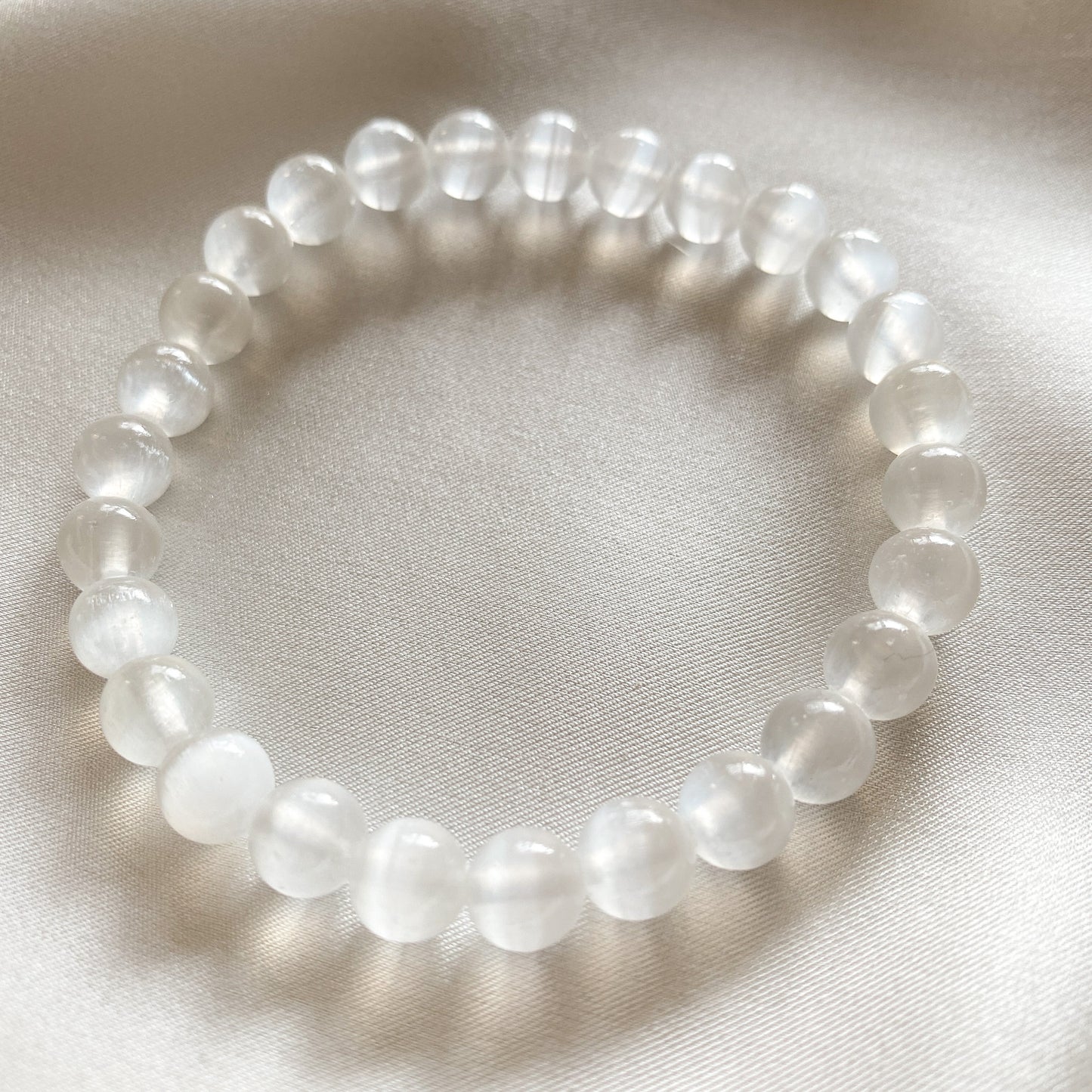 Shimmer Light Selenit Bracelet