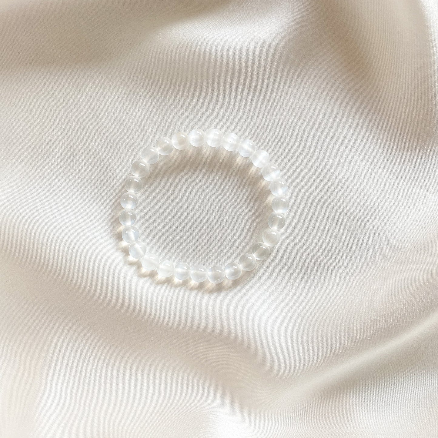 Shimmer Light Selenit Bracelet