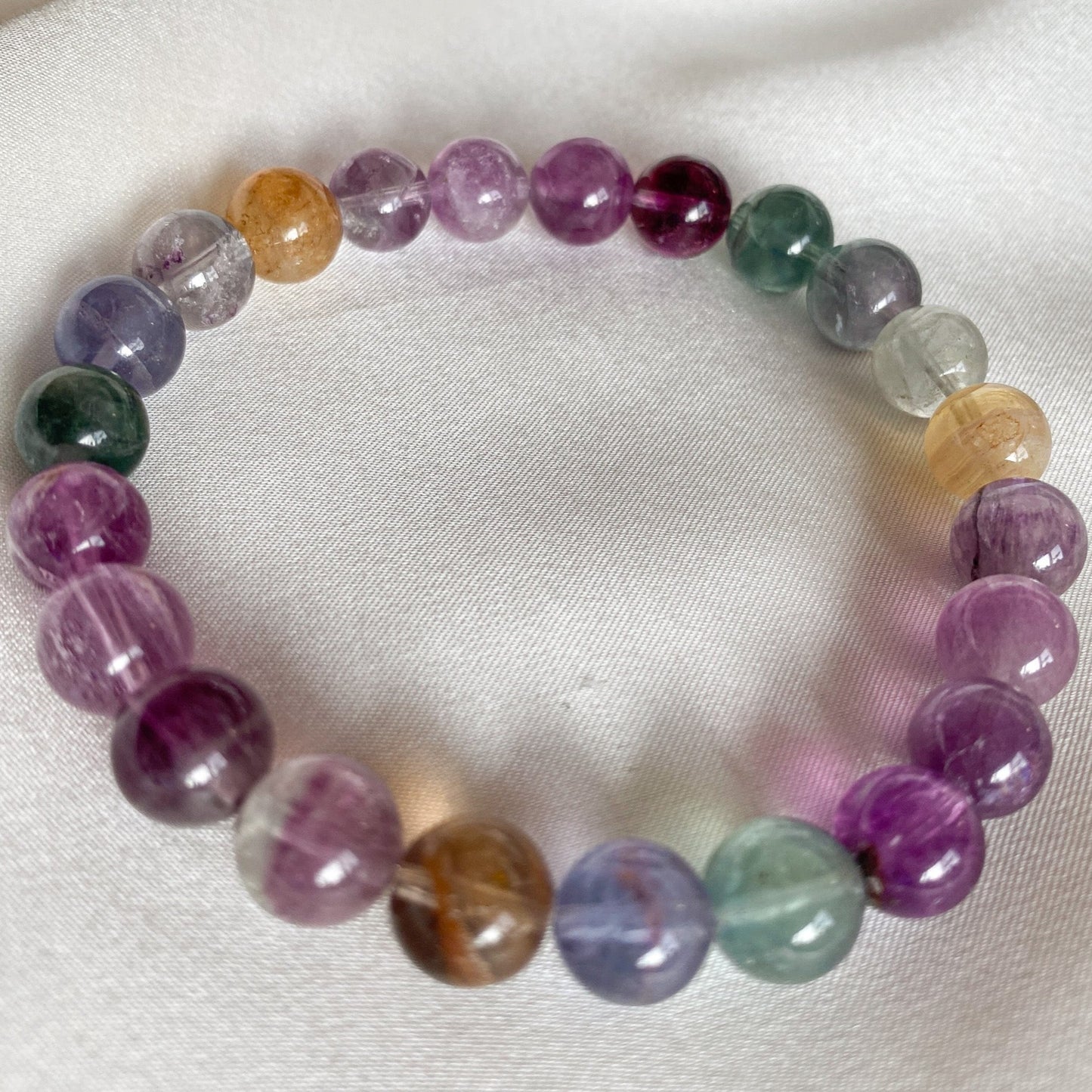 Flowing Energy Flourite Bracelet