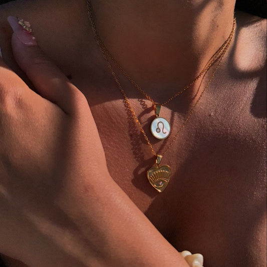 Light of Haeye Aura Shield Kette 18k gold plated