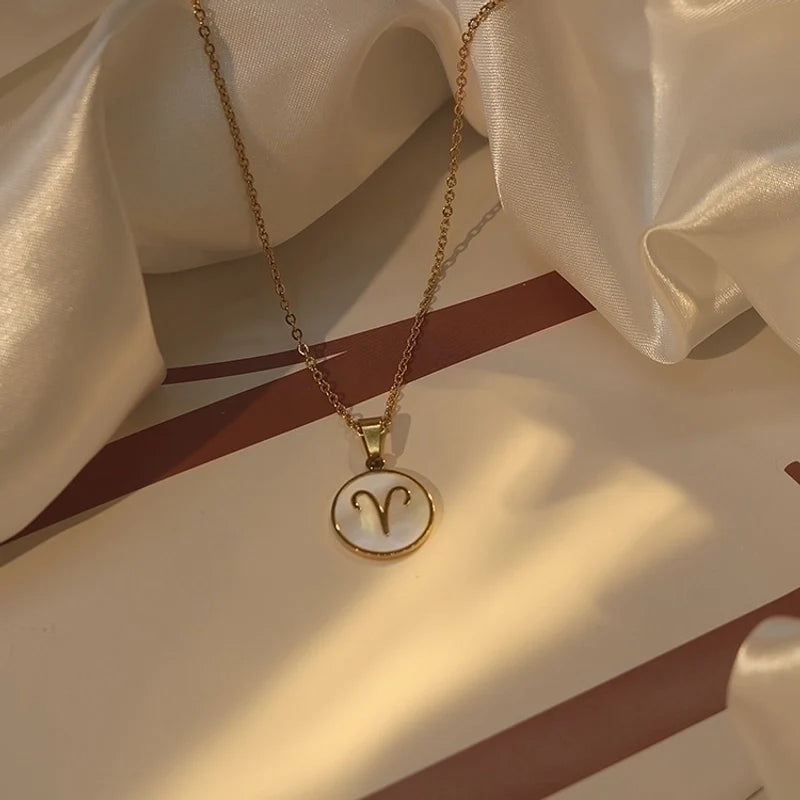 Zodiac Sign Necklaces 18K Gold plated