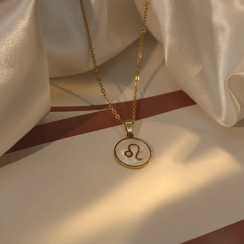 Zodiac Sign Necklaces 18K Gold plated