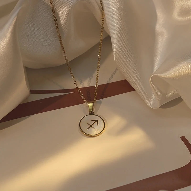 Zodiac Sign Necklaces 18K Gold plated