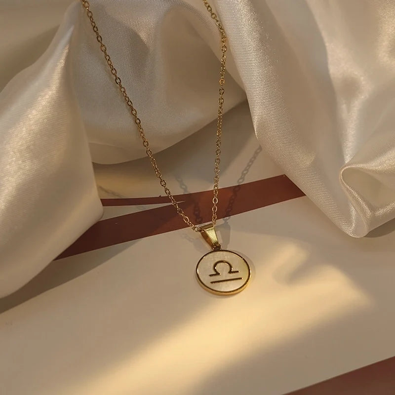 Zodiac Sign Necklaces 18K Gold plated