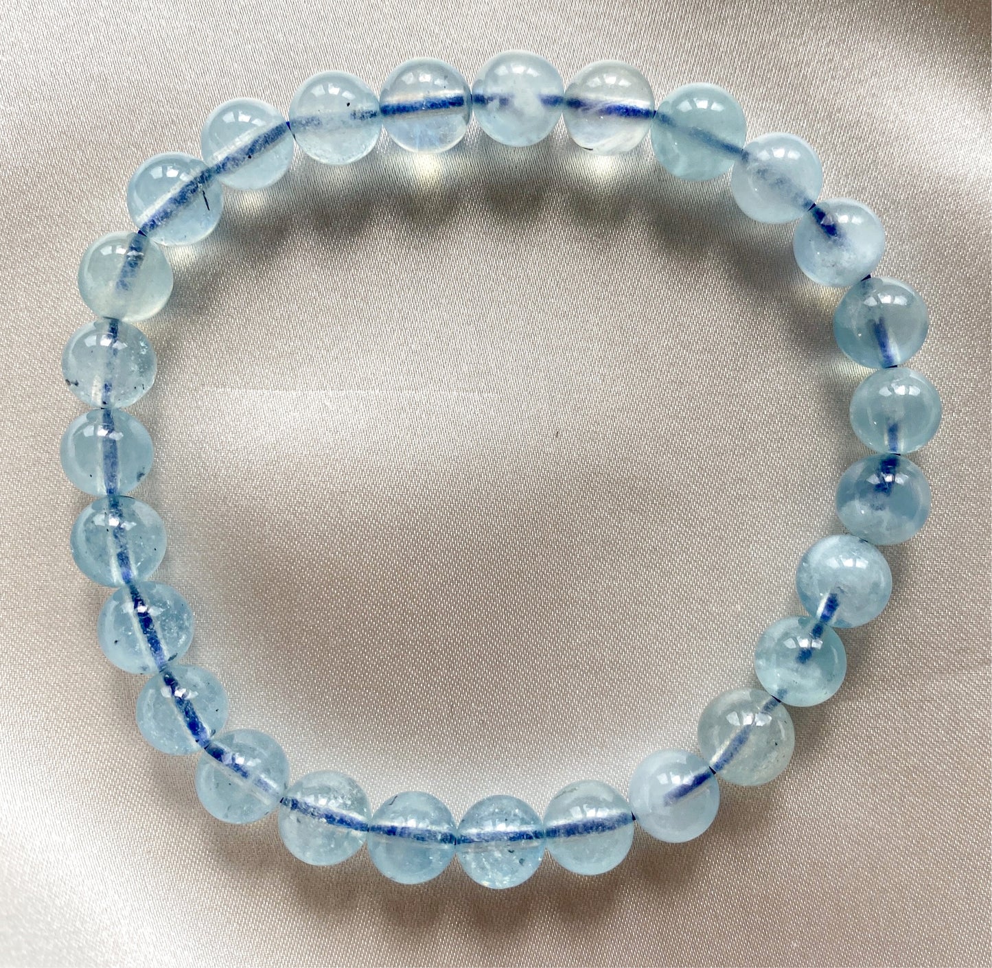 Deep Water Aquamarine Bracelet
